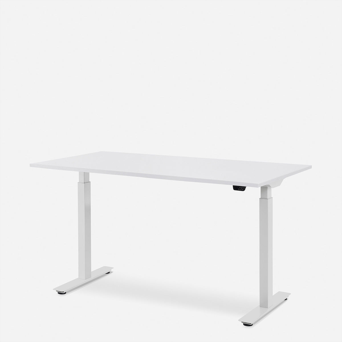 Wrk21 Smart – Höhenverstellbarer Tisch, 80 × 120 cm, elektrisch, weiss