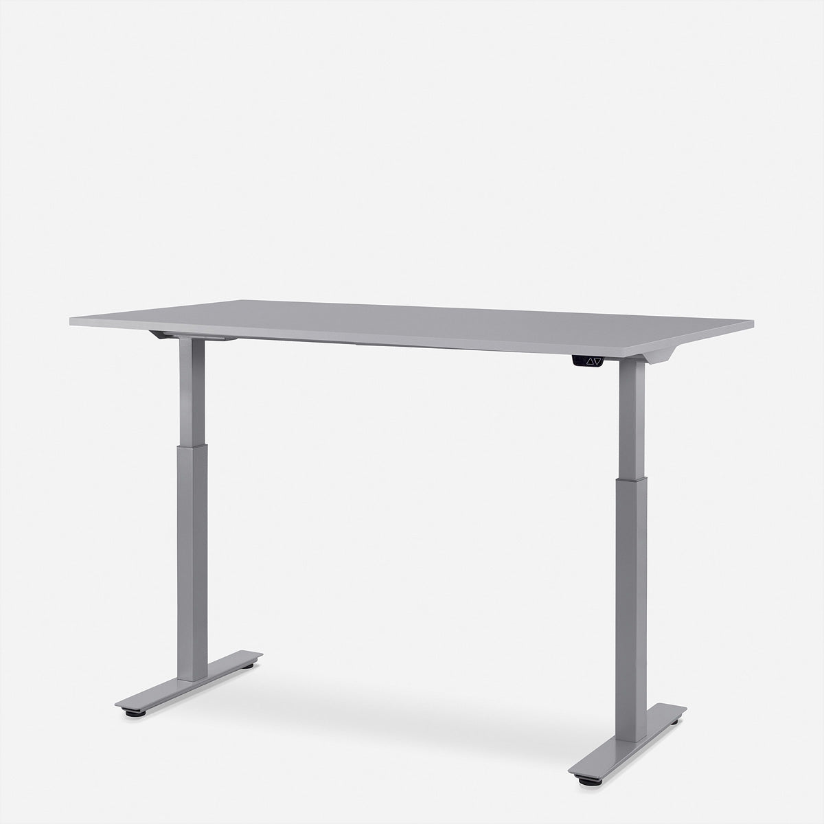 Wrk21 Höhenverstellbarer Tisch, 80 × 120 cm, elektrisch, Grau