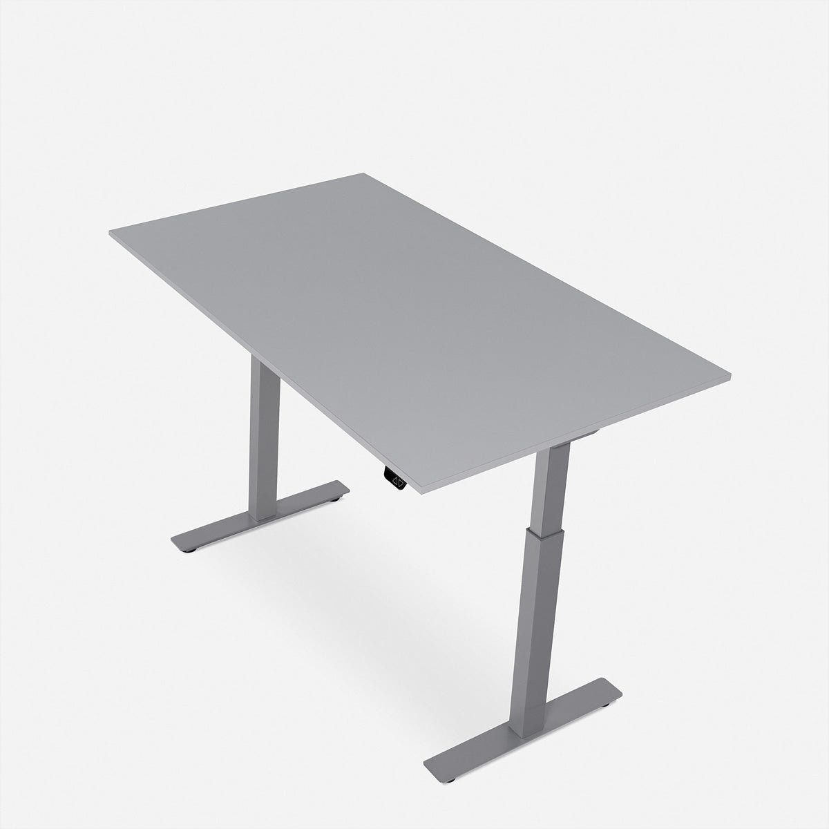 Wrk21 Höhenverstellbarer Tisch, 80 × 120 cm, elektrisch, Grau