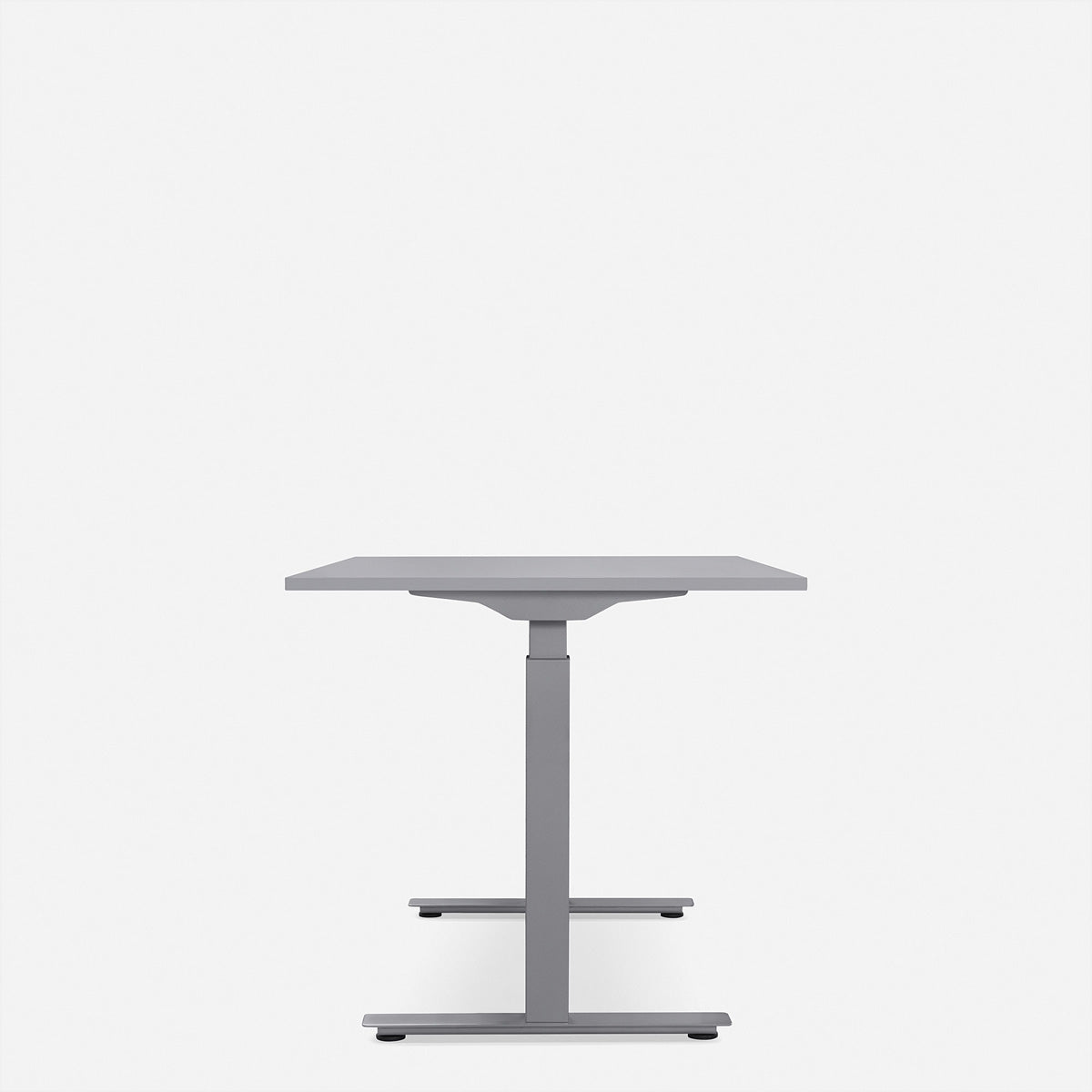 Wrk21 Höhenverstellbarer Tisch, 80 × 120 cm, elektrisch, Grau