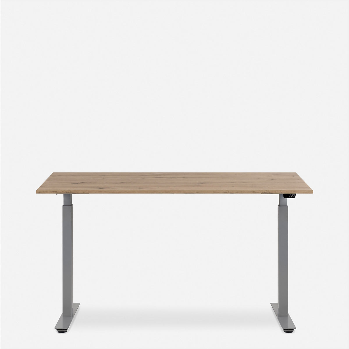 Wrk21 Höhenverstellbarer Tisch, 80 × 120 cm, elektrisch, beige