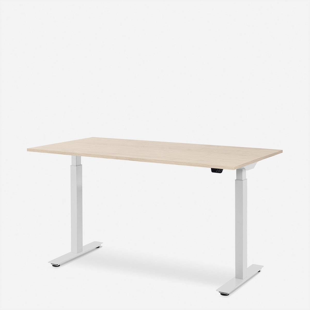 WRK21 Smart – Höhenverstellbarer Tisch, 80 × 140 cm, elektrisch, braun