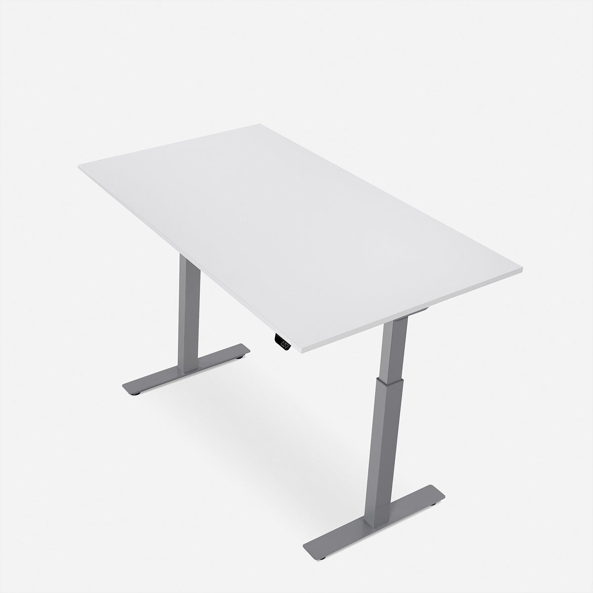 WRK21 – Höhenverstellbarer Tisch, 80 × 160 cm, elektrisch, weiss