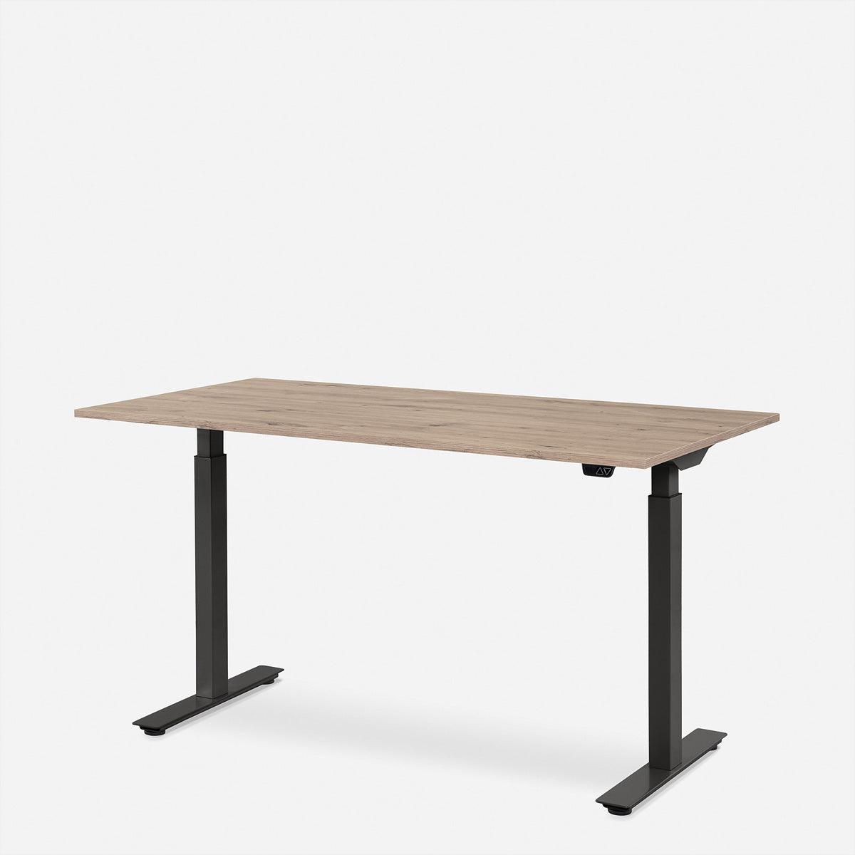 WRK21 – Höhenverstellbarer Tisch, 80 × 160 cm, elektrisch, beige