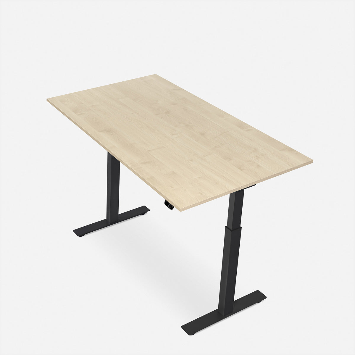 WRK21 Smart – Höhenverstellbarer Tisch, 80 × 160 cm, elektrisch, Schwarz/Braun