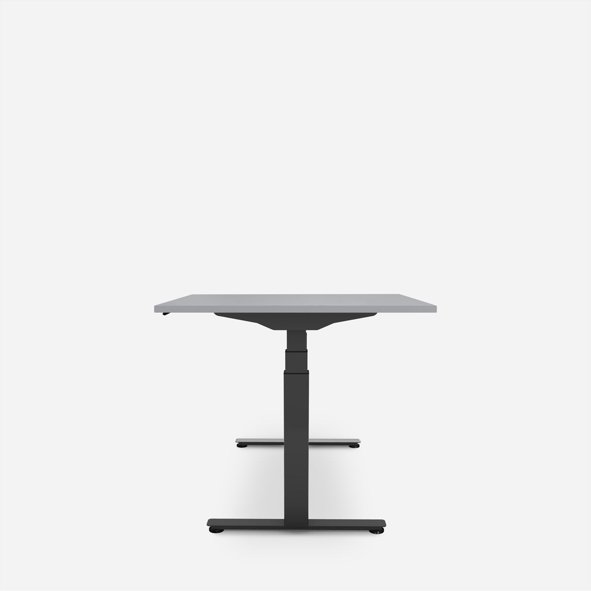 Wrk21 Höhenverstellbarer Tisch, 60 × 100 cm, Grau
