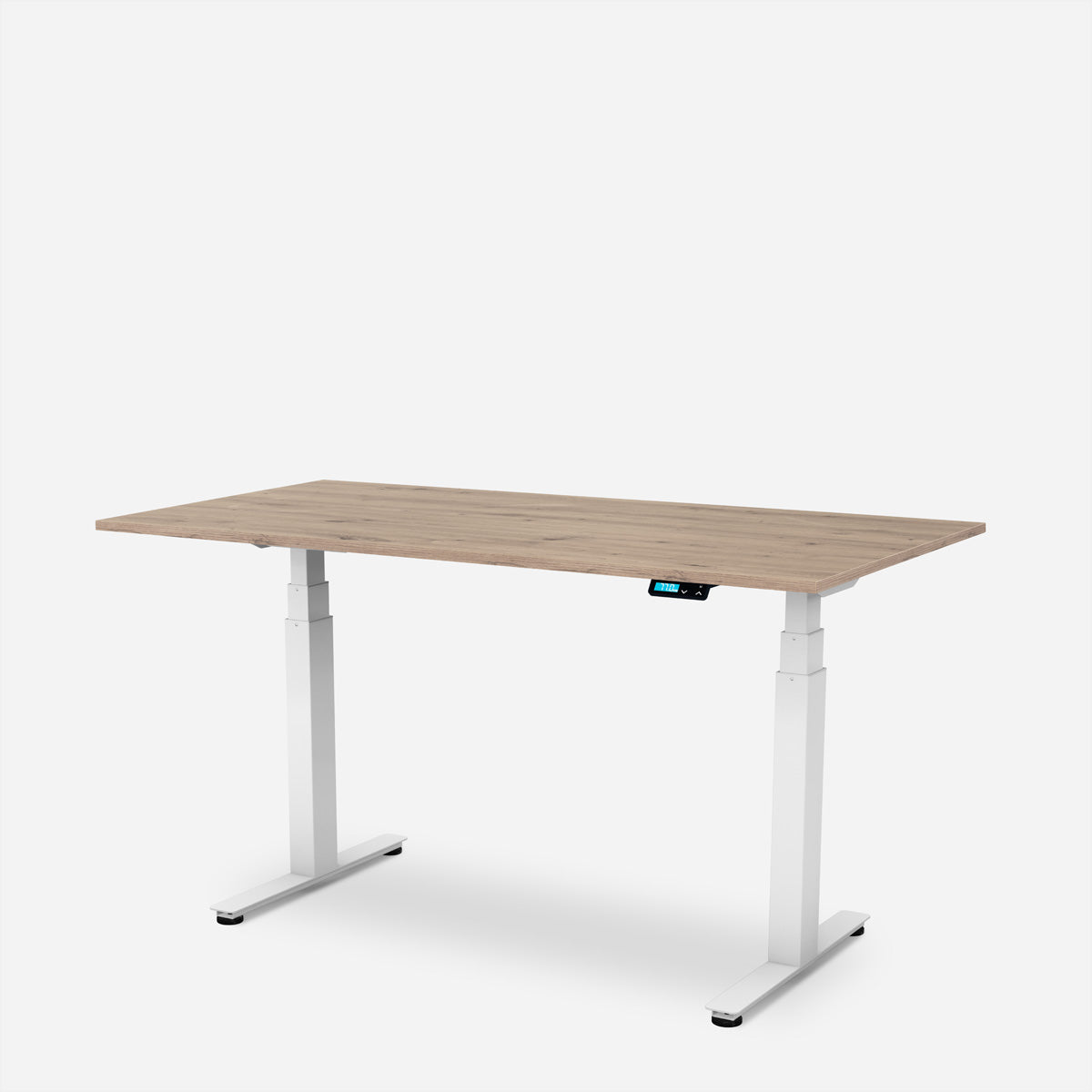 WRK21 – Höhenverstellbarer Tisch, 60 × 100 cm, Beige