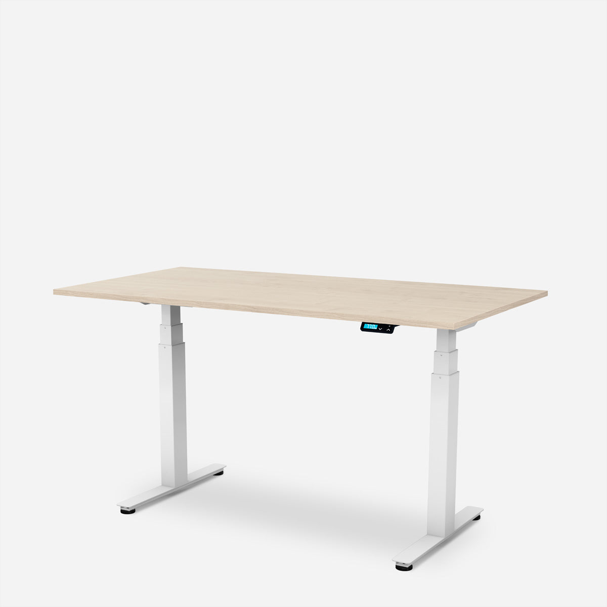 WRK21 Work – Höhenverstellbarer Tisch, 60 × 100 cm, Braun