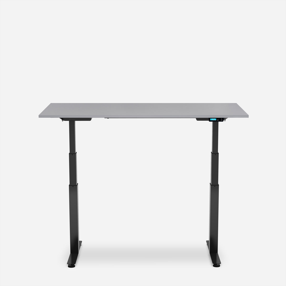 WRK21 – Höhenverstellbarer Tisch, 80 × 120 cm, Grau