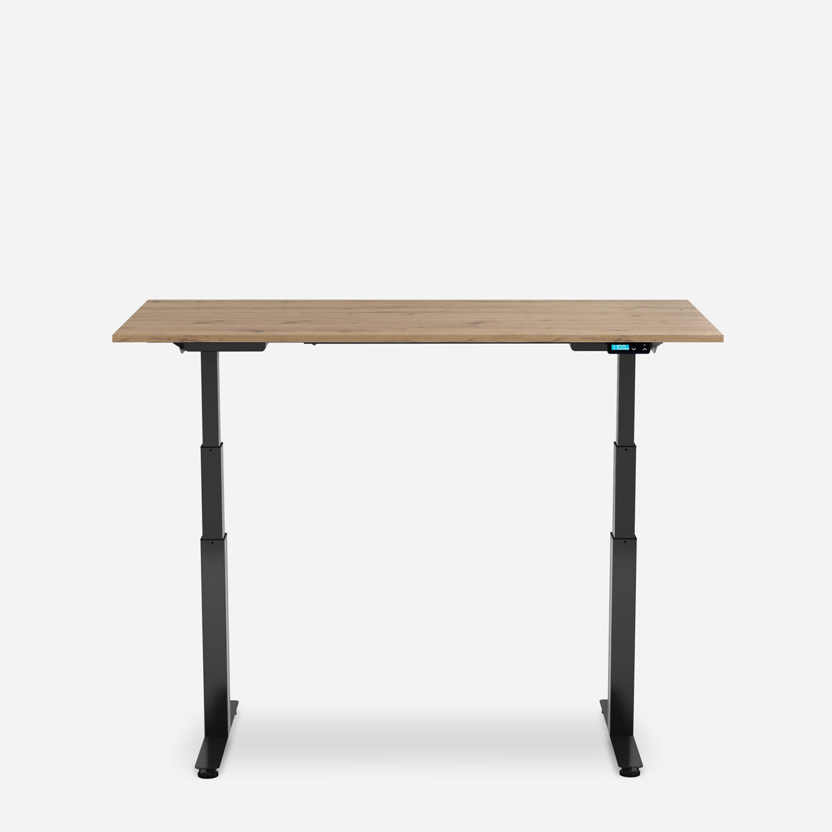 WRK21 Work – Höhenverstellbarer Tisch, 80 × 120 cm, Beige