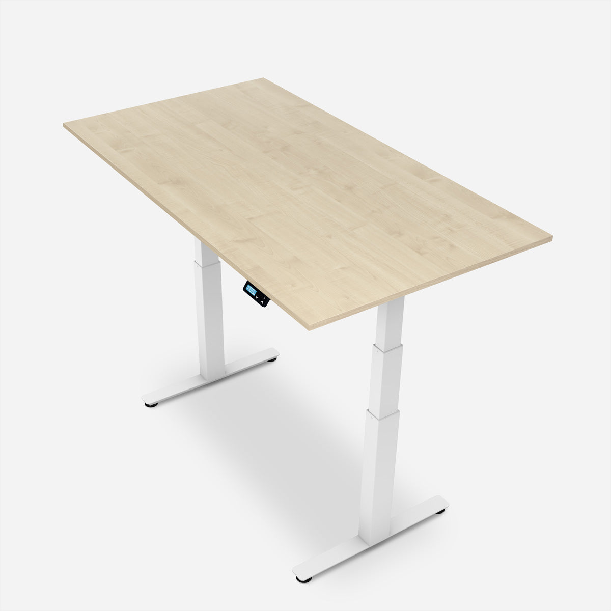 WRK21 – Höhenverstellbarer Tisch, 80 × 120 cm, Braun