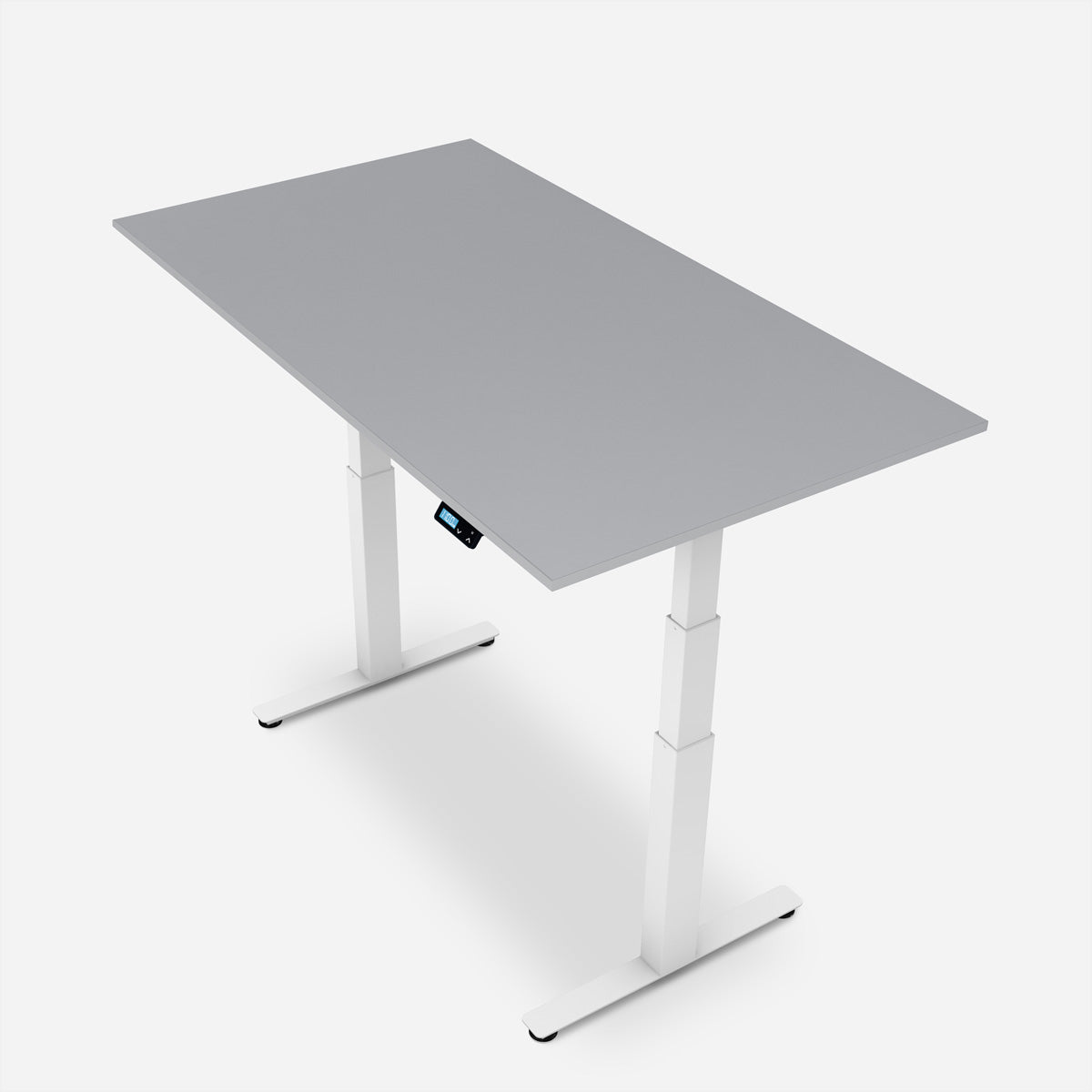 WRK21 Work – Höhenverstellbarer Tisch, 140 × 80 cm, Grau