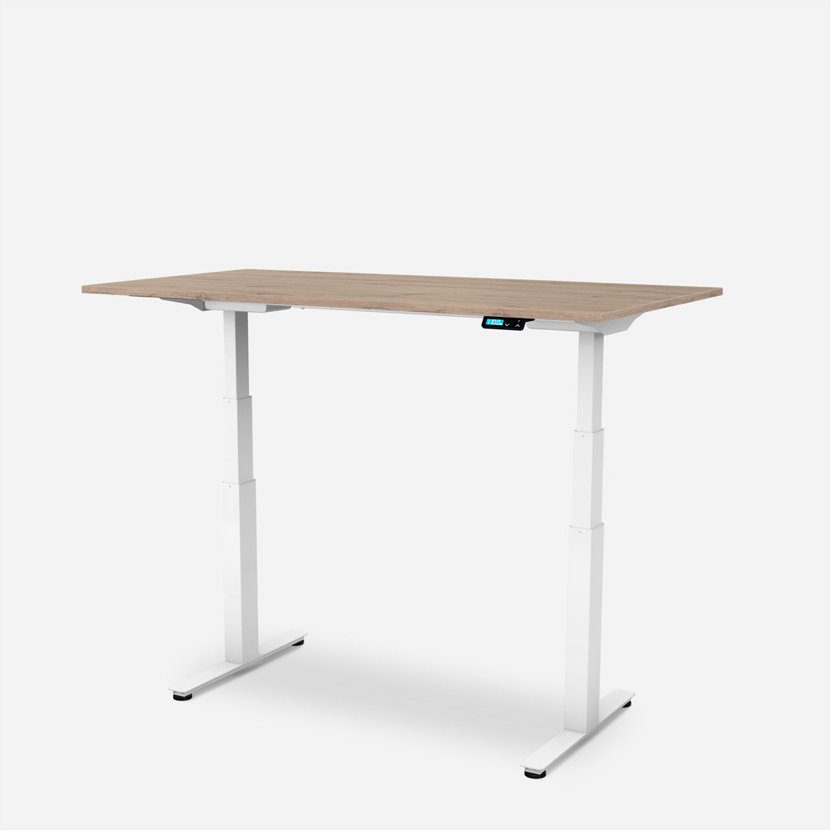 Wrk21 Work – Höhenverstellbarer Tisch, 80 × 140 cm, Beige