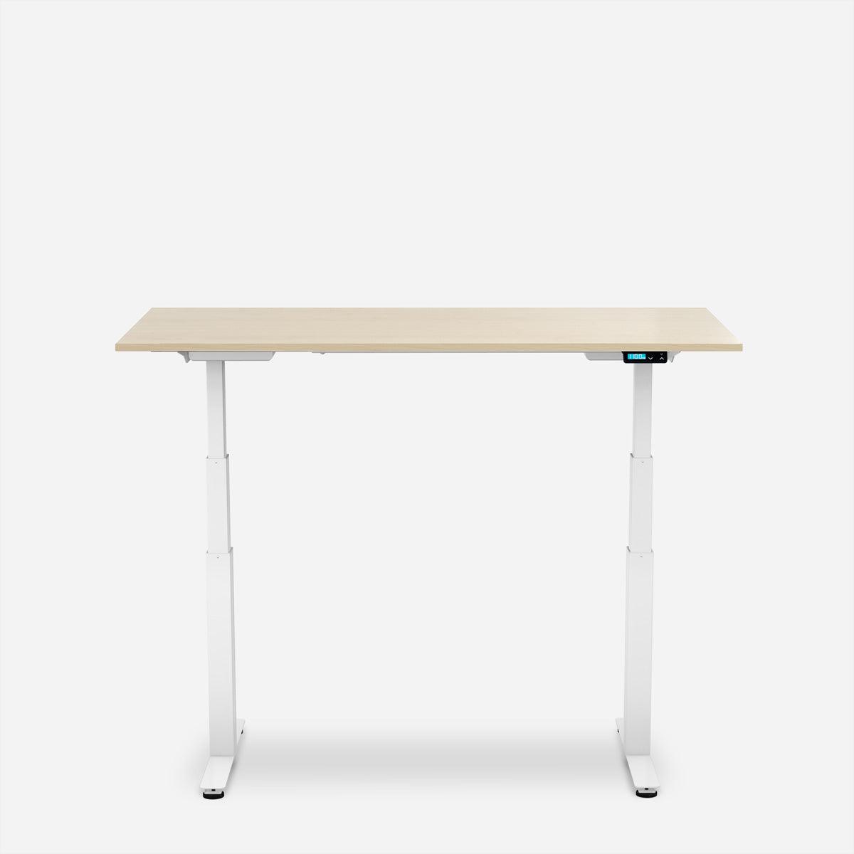 WRK21 – Höhenverstellbarer Tisch, 80 × 140 cm, Braun