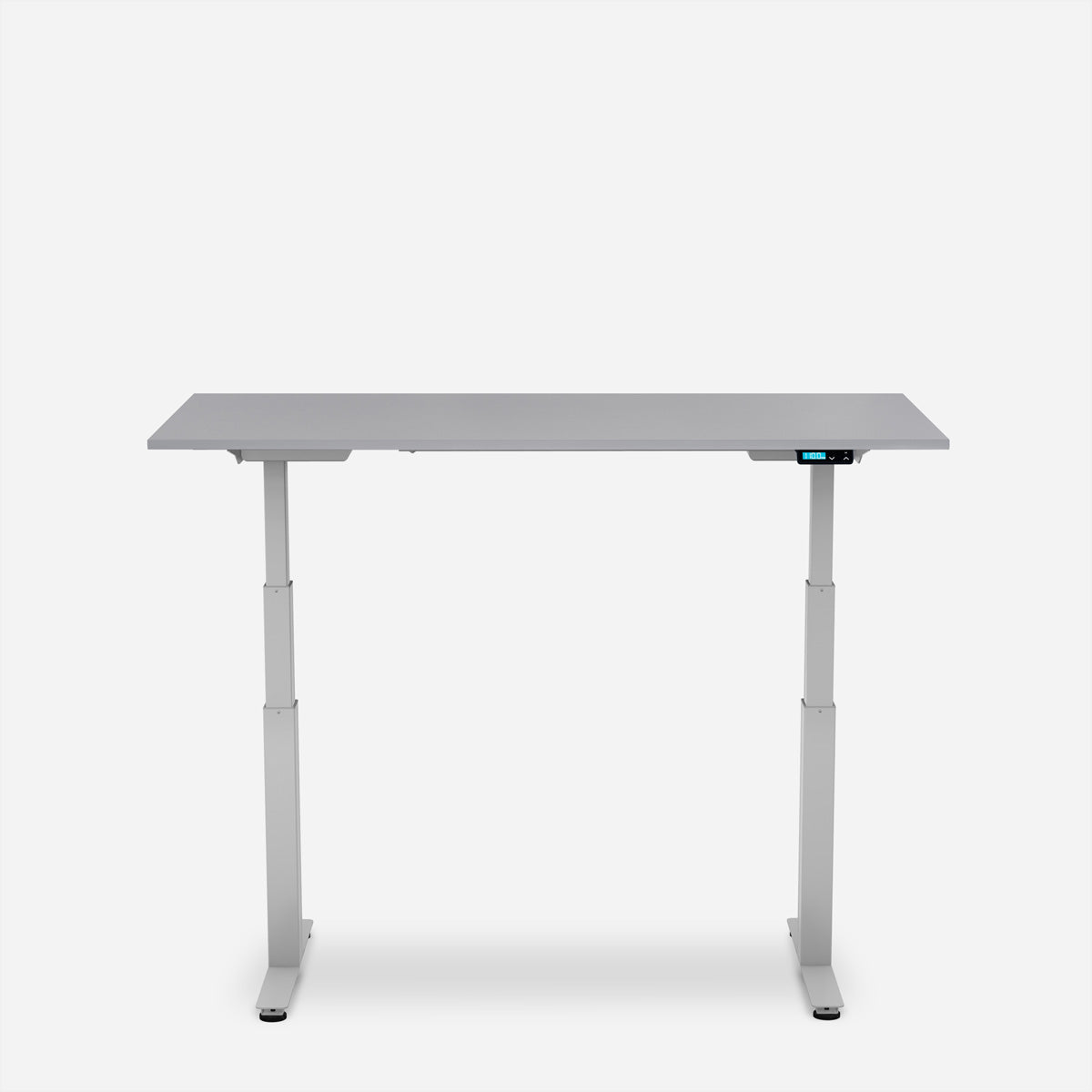 WRK21 Work – Höhenverstellbarer Tisch, 80 × 160 cm, Grau