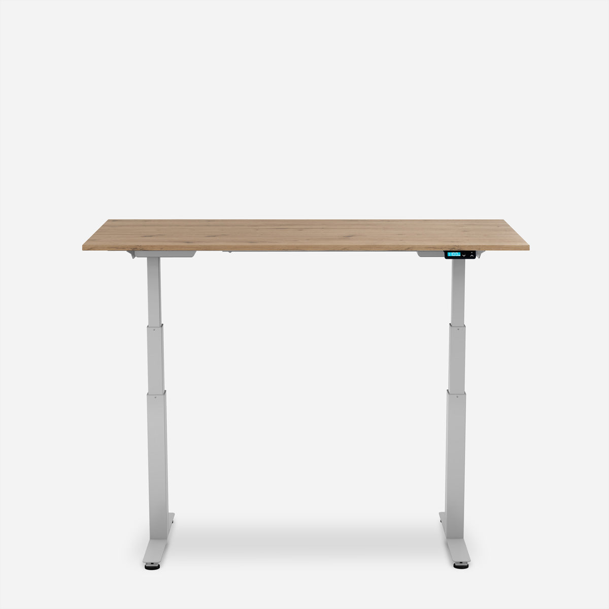 WRK21 Work – Höhenverstellbarer Tisch, 80 × 160 cm, Beige