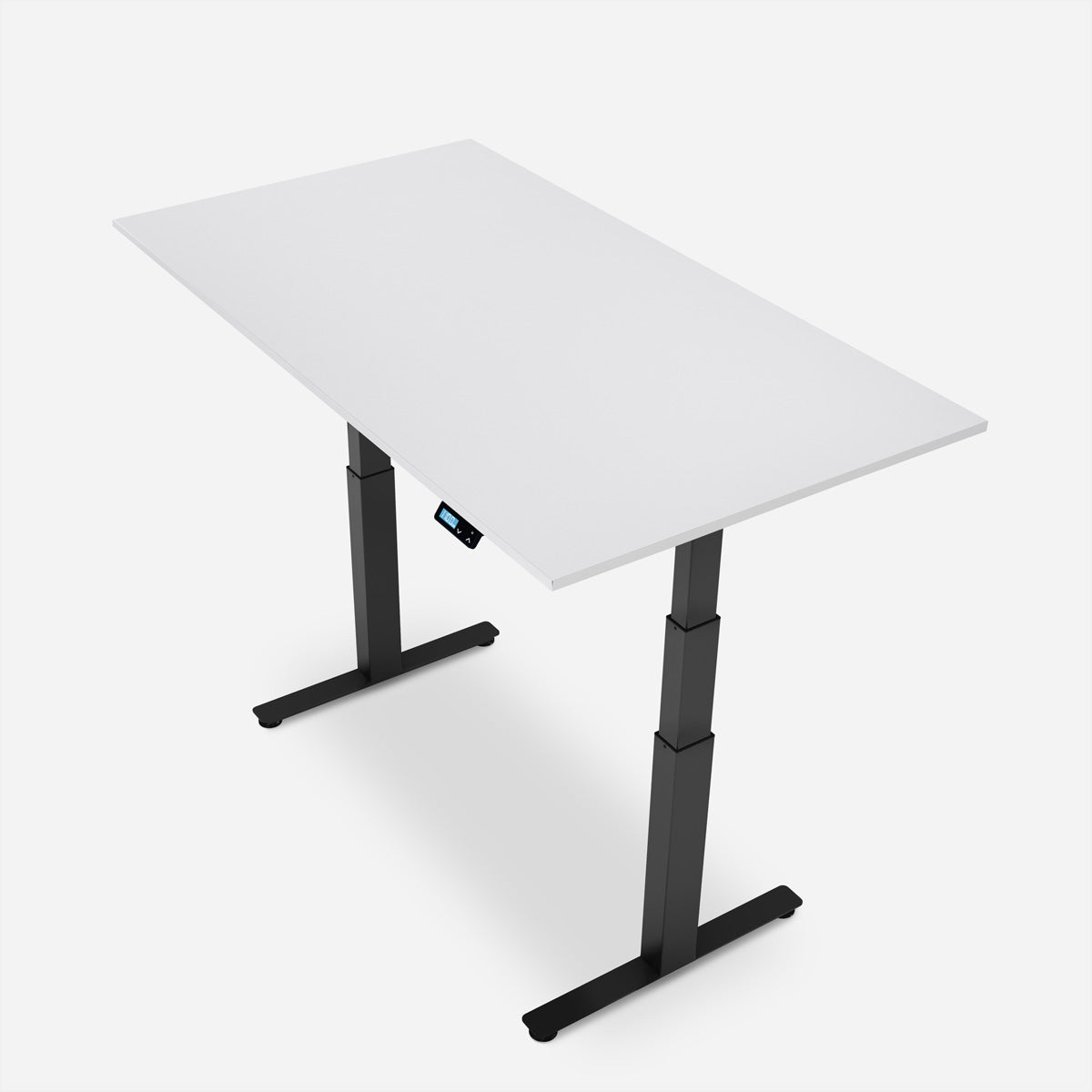 WRK21 Work – Höhenverstellbarer Tisch, 80 × 180 cm, Weiss