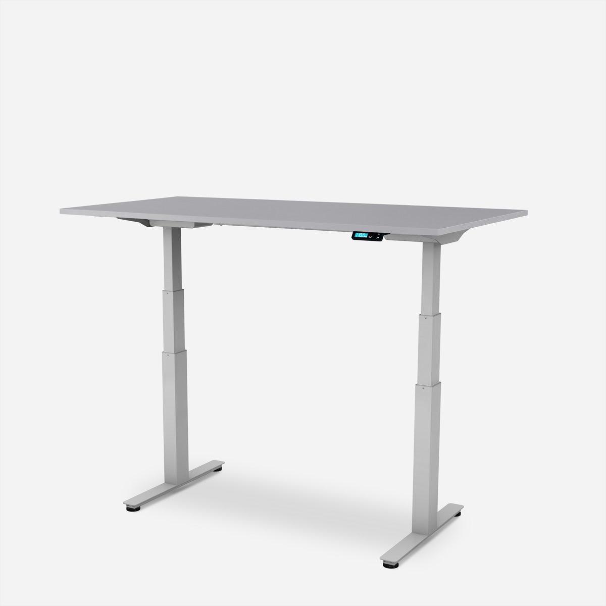 WRK21 – Höhenverstellbarer Tisch, 80 × 180 cm, Grau