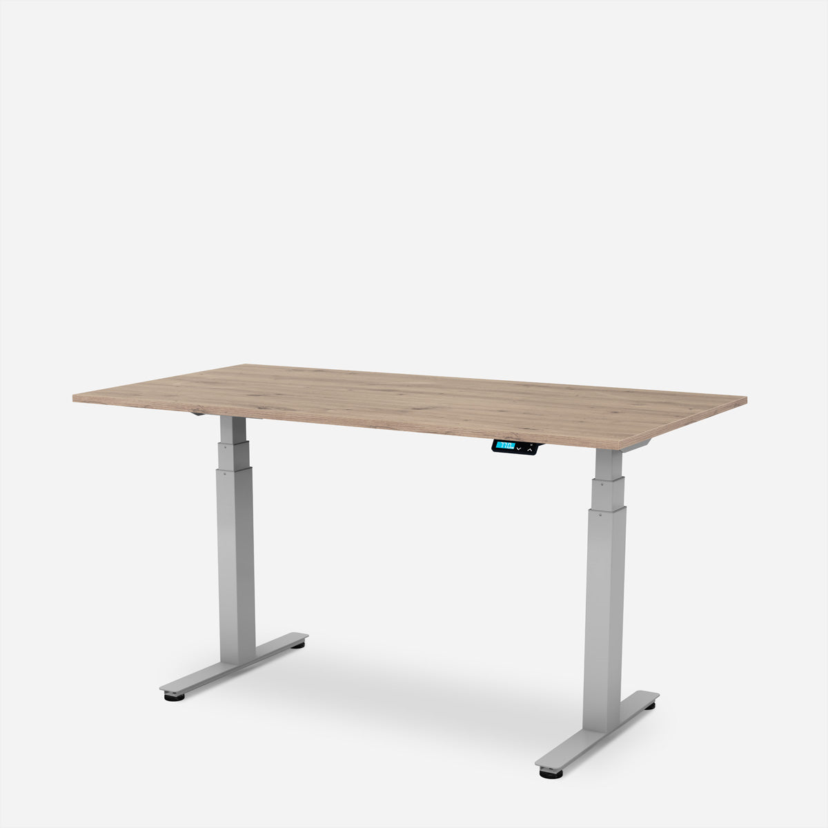 Wrk21 Work – Höhenverstellbarer Tisch, 80 × 180 cm, Beige