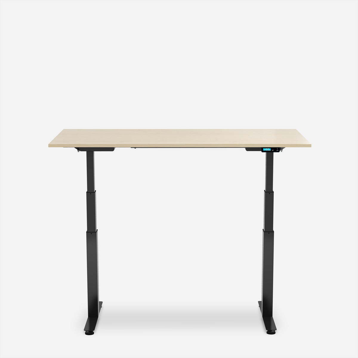 WRK21 Work – Höhenverstellbarer Tisch, 80 × 180 cm, Braun