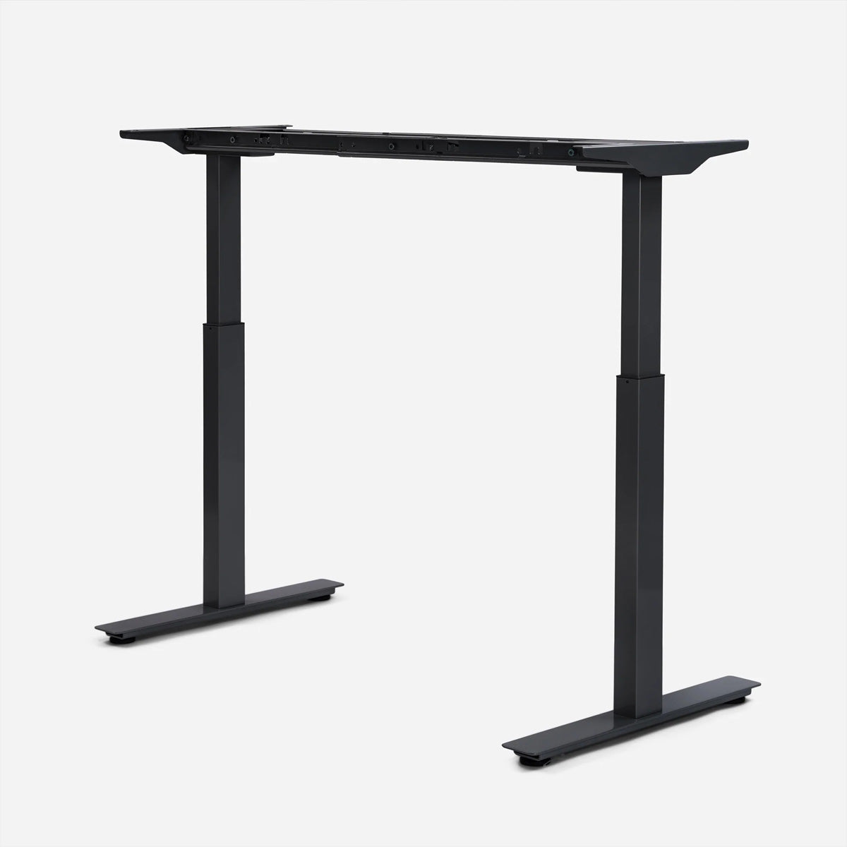 WRK21 Work – Höhenverstellbarer Tisch, 159 × 50 cm, elektrisch, 120 kg, schwarz, Stahl