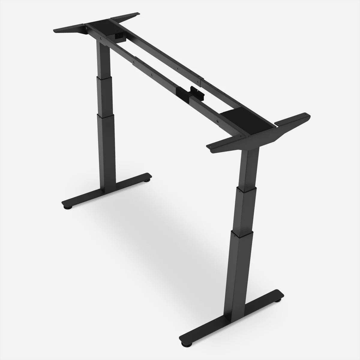 WRK21 Work – Höhenverstellbarer Tisch, 159 × 50 cm, elektrisch, 120 kg, schwarz, Stahl