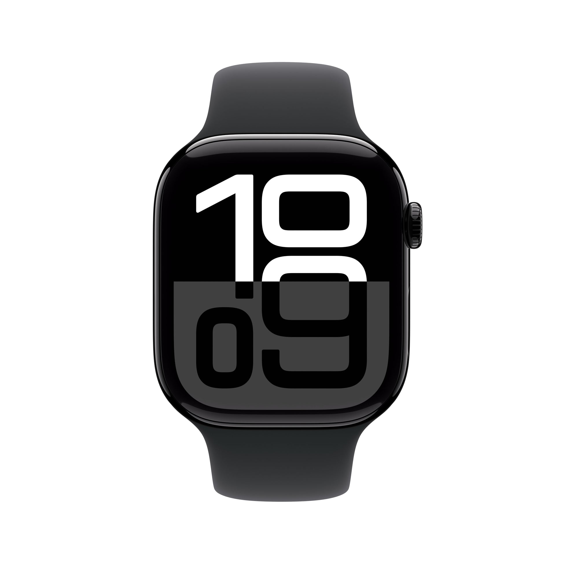 Apple Watch S10 – Smartwatch – 46 mm, GPS, OLED, 50 m, Jet Black Aluminium, Bandgrösse M/L