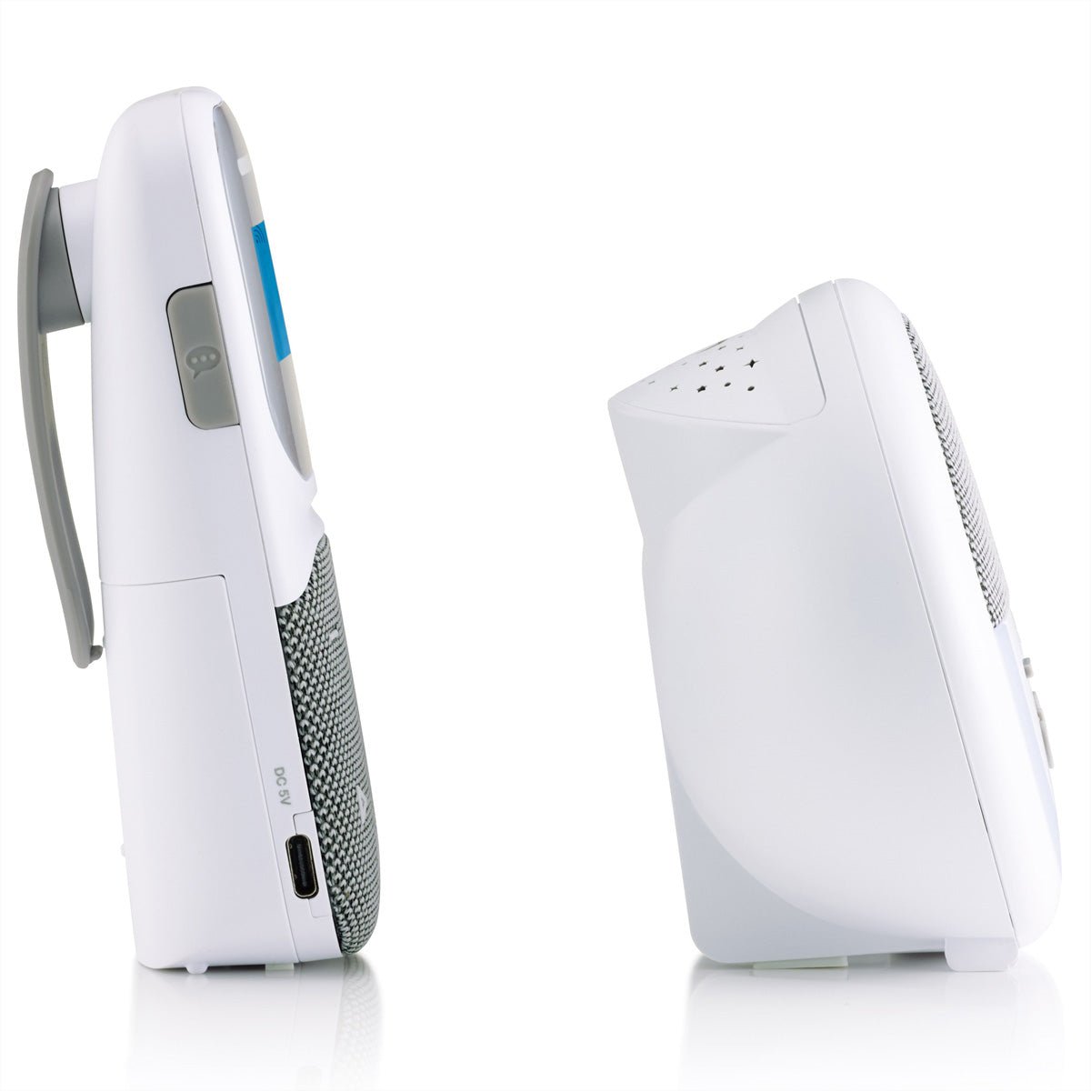 Alecto DBX150 – DECT-Babyphone, 2-Wege-Audio, Nachtlicht, Reichweite 50 m/300 m, Akku 16 h, Hygrometer