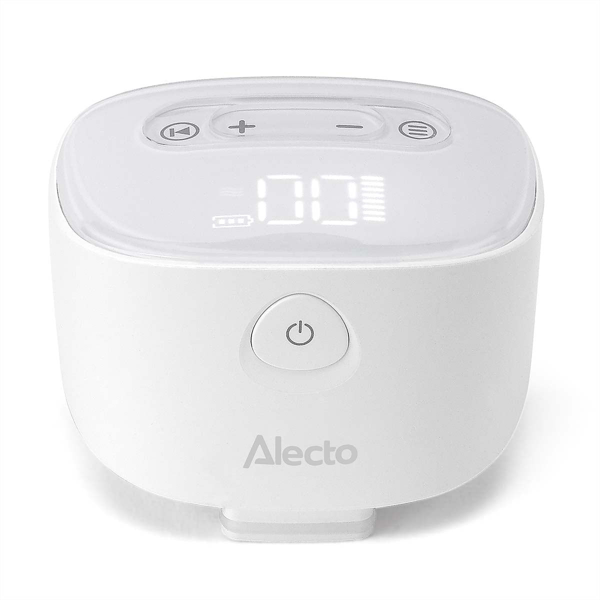 Alecto Tragbare elektrische Milchpumpe BCB50 – Akkubetrieben, Weiss