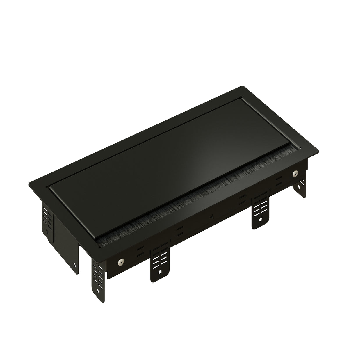 Max Hauri connect CAP Einbaurahmen – Stahl – Schwarz, für Plattenstärke 20–40 mm, 1 Stk.