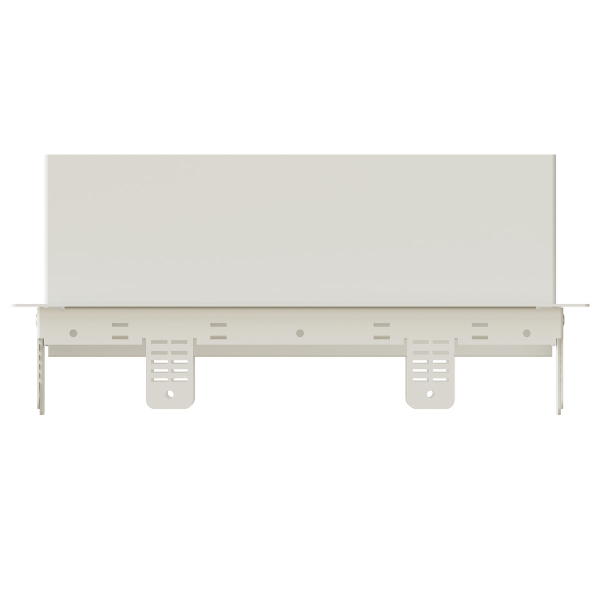 Max hauri connect CAP Einbaurahmen, für Plattenstärke 20–40 mm, Stahl, 4-fach, Deckelöffnung bis 90° – weiss