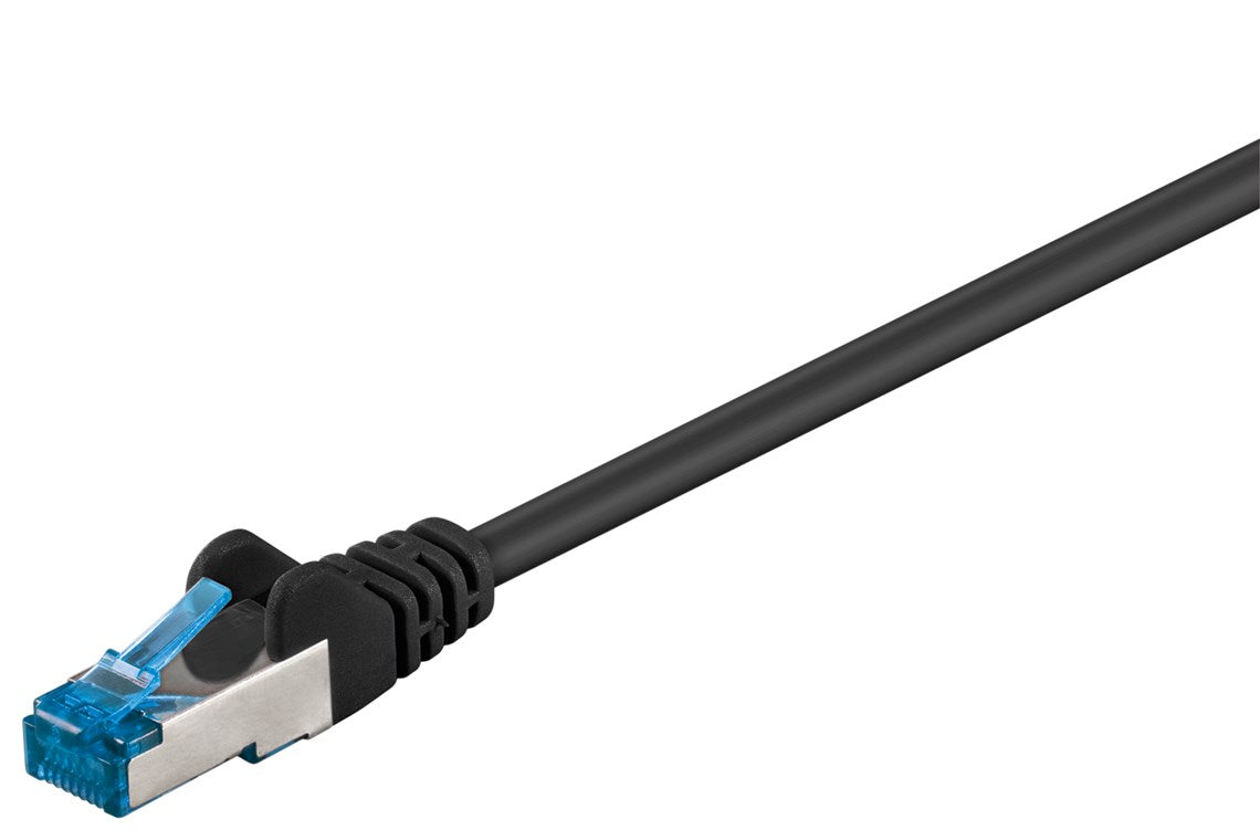 Goobay Patchkabel – Cat6a S/FTP, 3 m, schwarz, LSZH, RJ-45