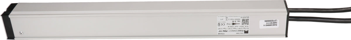 Max hauri split Max Hauri Rack-PDU – 1U, T12–8× T13, 230 V/10 A, 3 m, mit Überstromschutz, schwarz