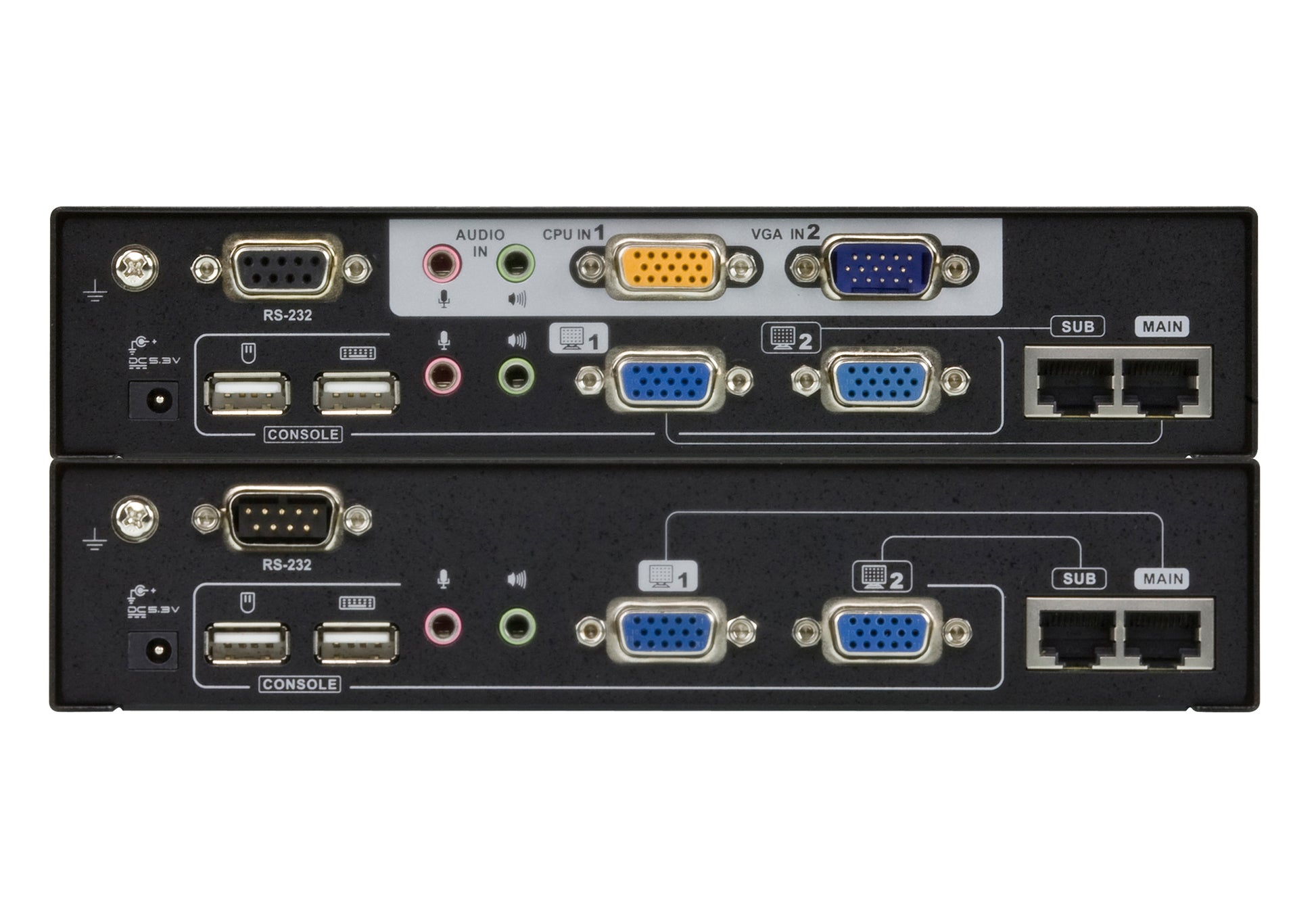 ATEN CE775 – KVM-Extender – VGA – 1920 × 1200 @ 60 Hz, 300 m, Sender & Empfänger