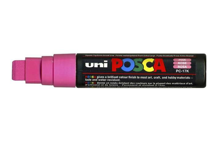Uni-Ball Non-Permanent-Marker – Keilspitze 15 mm – Pink