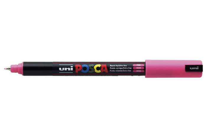 Uni-Ball Fineliner 0,7 mm – pink – wasserfest