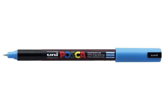 Uni-Ball Fineliner 0,7 mm – Hellblau – Wasserfest