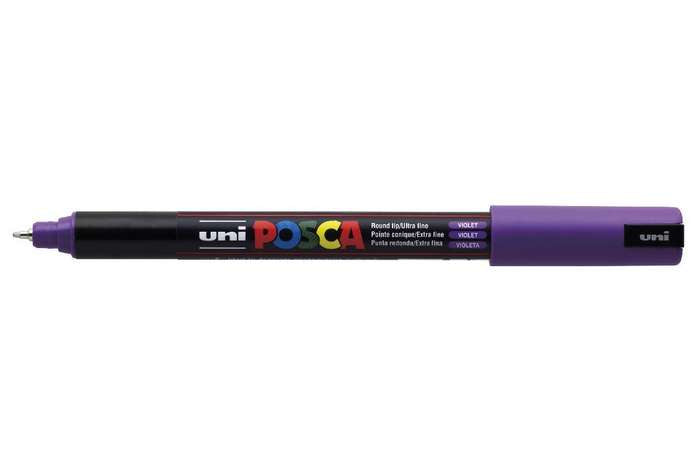 Uni-Ball Fineliner 0,7 mm – violett – wasserfest