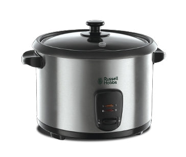 Russell Hobbs Reiskocher 19750-56 – 1,8 l, 700 W, Warmhaltefunktion – Edelstahl