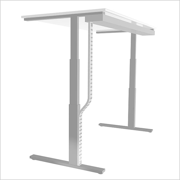 Q-lab Qube Kabelschlange – 1,24 m – Kunststoff – Weiss, magnetisch, 1 Stk.