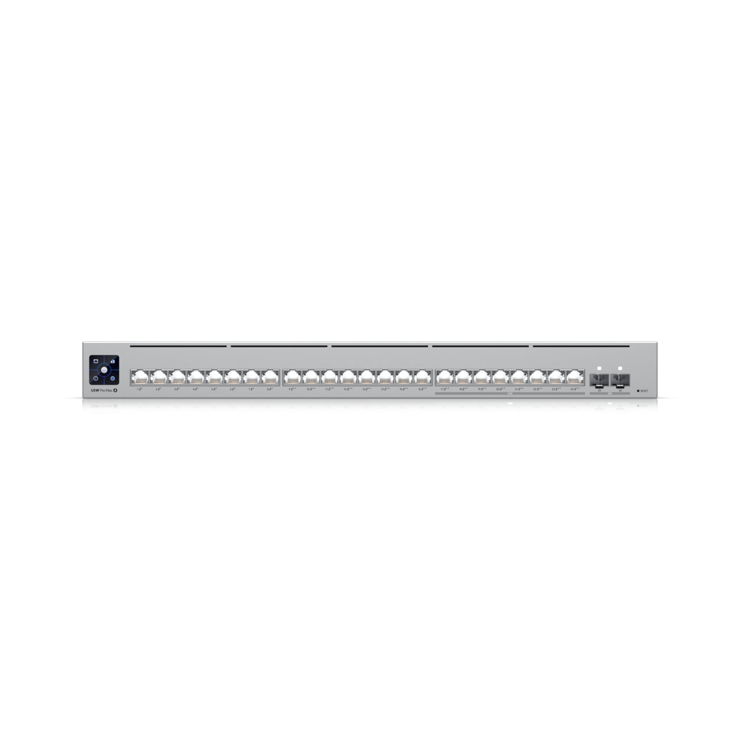 Ubiquiti USW-Pro-Max-24-PoE – Managed Switch – 24×2.5G, 2×SFP+, L3, PoE++ 400 W, 1U