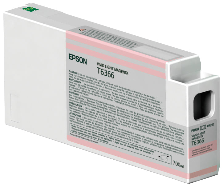 Epson Tintenpatrone T6366, Magenta, 700 ml – für Tintenstrahldrucker und Multifunktionsgeräte