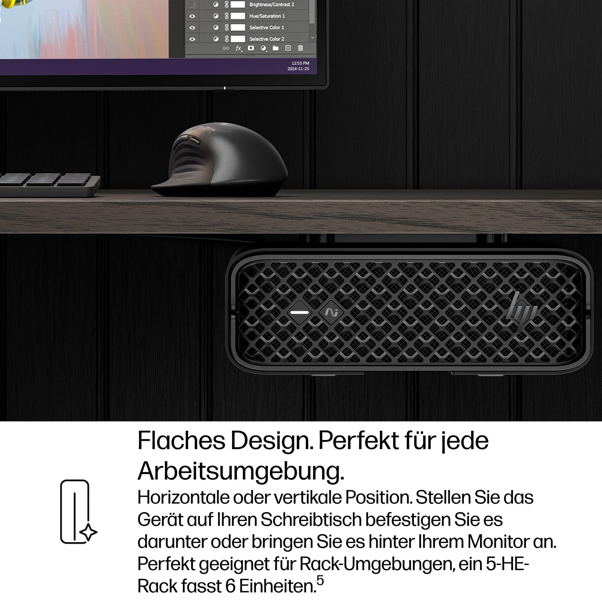 HP Micro – Intel Core Ultra 7 265K, 32 GB RAM, 1 TB SSD, NVIDIA RTX 2000 Ada 16 GB, Windows 11 Pro