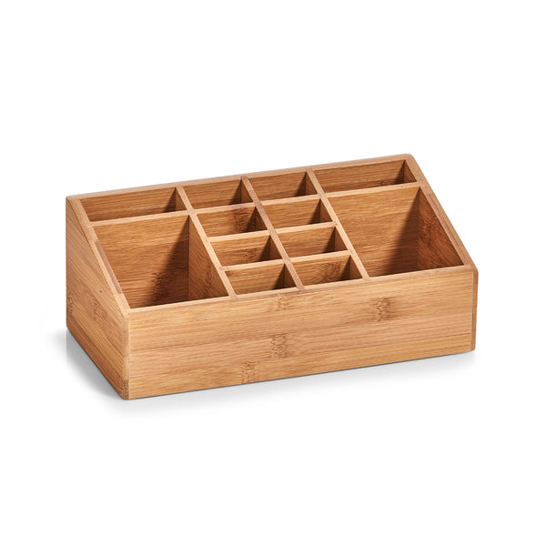 Zeller Present Aufbewahrungsbox – Bambus, 25,4×12×10 cm, Braun