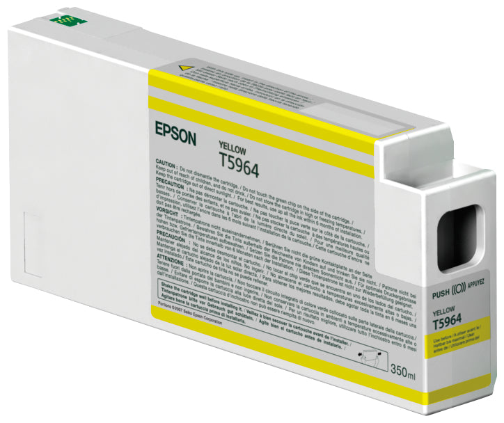 Epson C13T596400 Gelbe Tintenpatrone (Original) – 350 ml – für Stylus Pro 7700/7890/7900 …