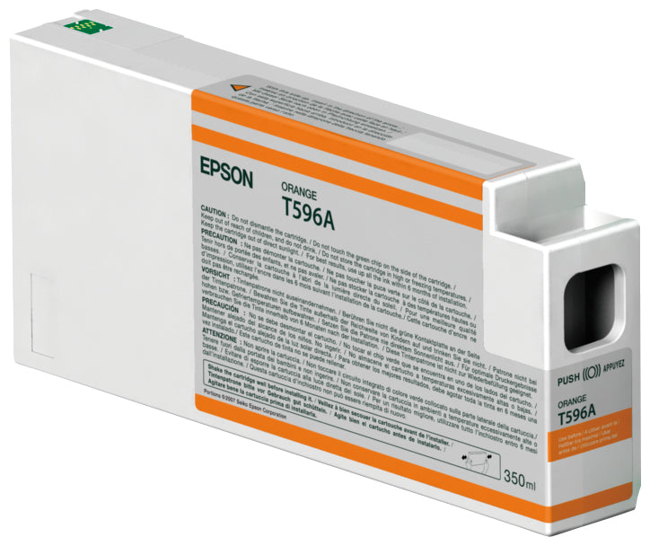 Epson Tintenpatrone T596A00, Orange, 350 ml – für Stylus Pro 7900, Stylus Pro 9900