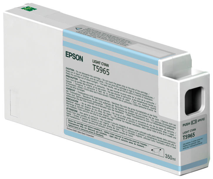 Epson Tintenpatrone T596500, Cyan, 350 ml – für Stylus Pro 7900/9900