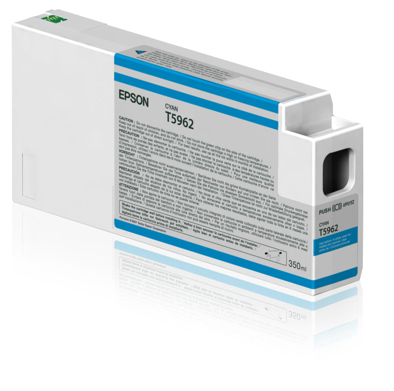 Epson C13T596200 Cyan Tintenpatrone (Original) – 350 ml – für Stylus Pro 7700/7890/7900 …