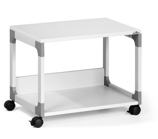 Durable Bürowagen SYSTEM Multi Trolley 48 – 2 Böden – 60,0 × 44,0 × 44,0 cm – Grau – Stahl