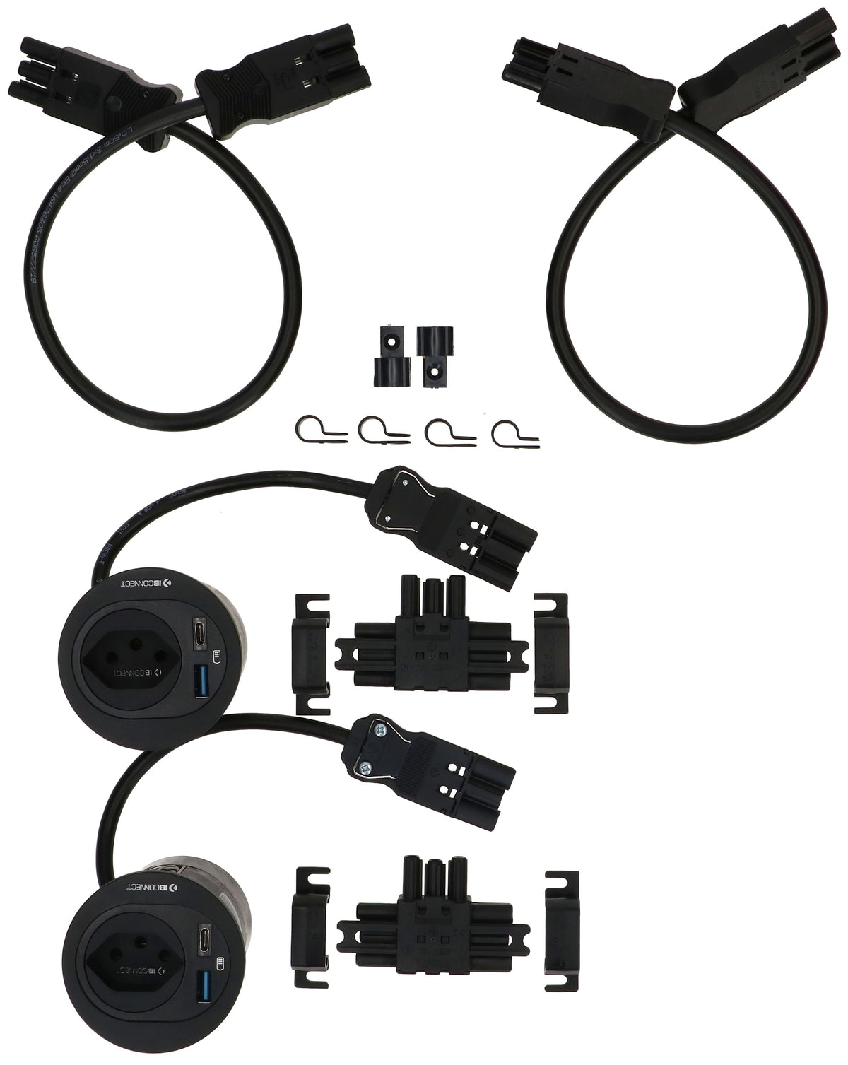 Max hauri connect Max Hauri Steckdoseneinheit – 2×T13, USB‑A 10 W + USB‑C 7,5 W, Einbau